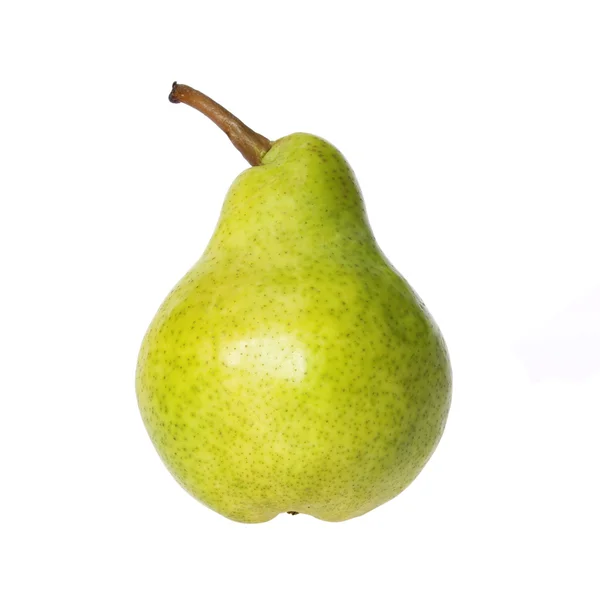 Green pear isolated on white background — Stock Photo, Image