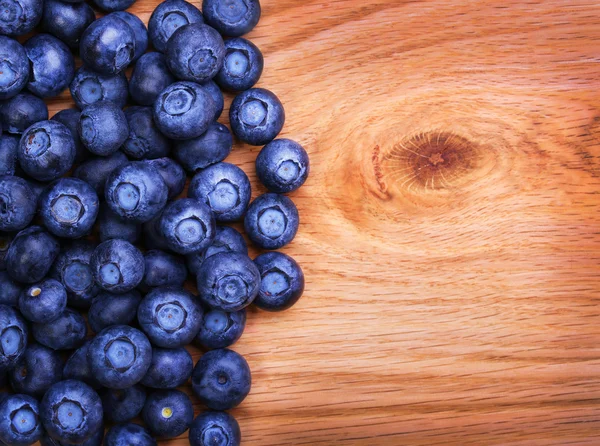 Blueberry na drewniane tła — Zdjęcie stockowe