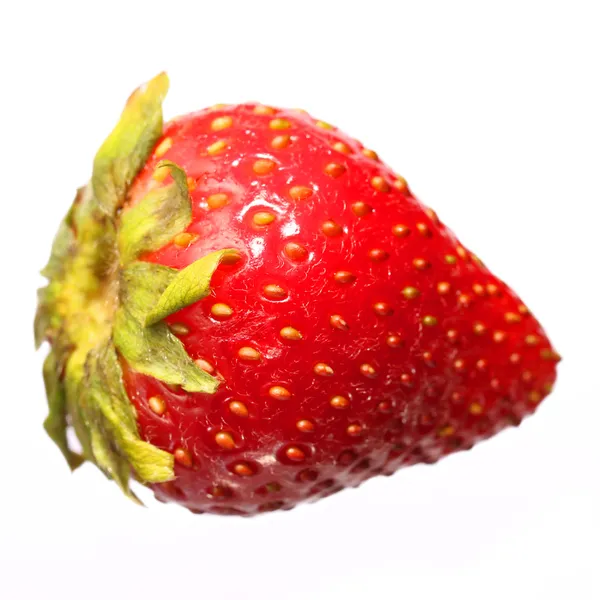 स्ट्रॉबेरी पांढरा वर वेगळे — स्टॉक फोटो, इमेज