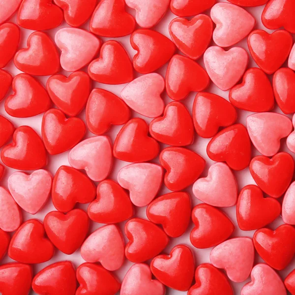 Sfondo di caramelle cardiache. San Valentino — Foto Stock