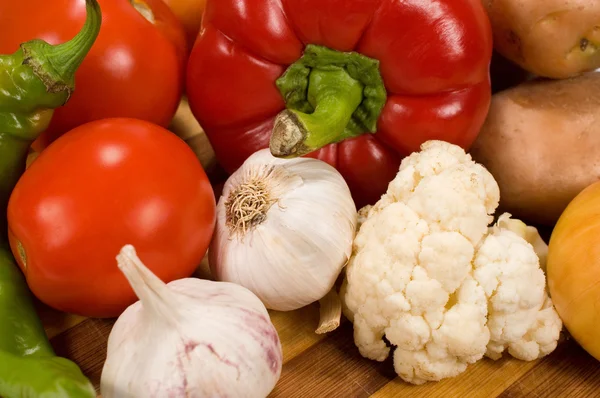 Fondo con verduras frescas —  Fotos de Stock