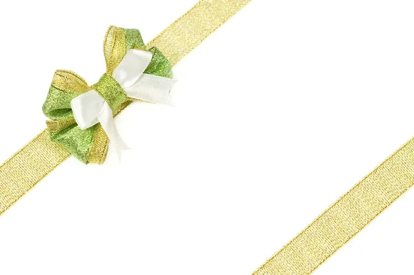 Ribbon and bow of organza — Stock Photo, Image