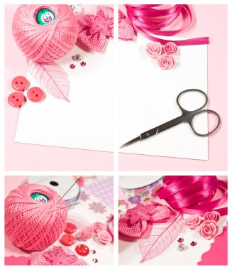scrapbooking için malzemeler