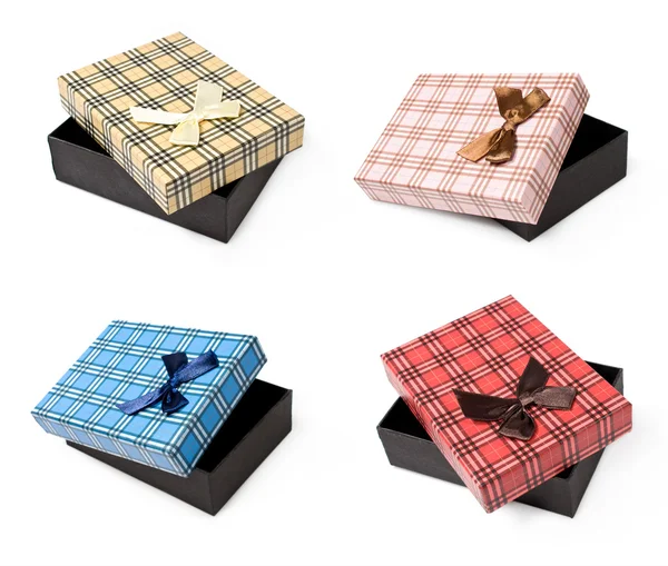 Set with gift boxes — Stock Photo, Image