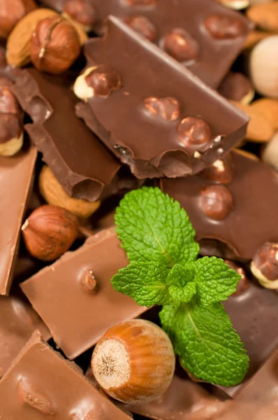 초콜릿 배경 — 스톡 사진