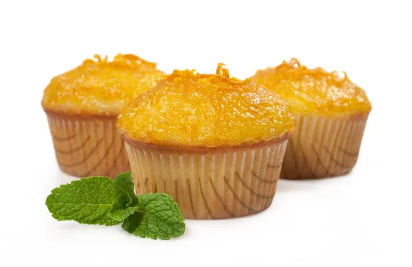 Cupcakes med orange marmelad — Stockfoto