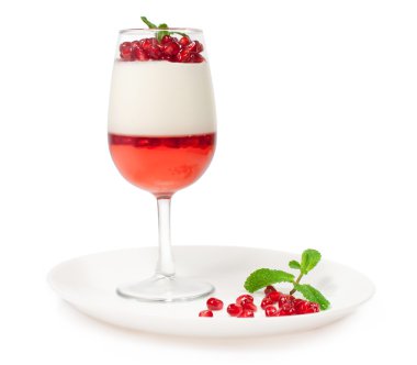 Nane ve nar ile jöle tatlısı