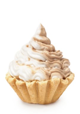 vanilya ve Çikolata kremalı pasta