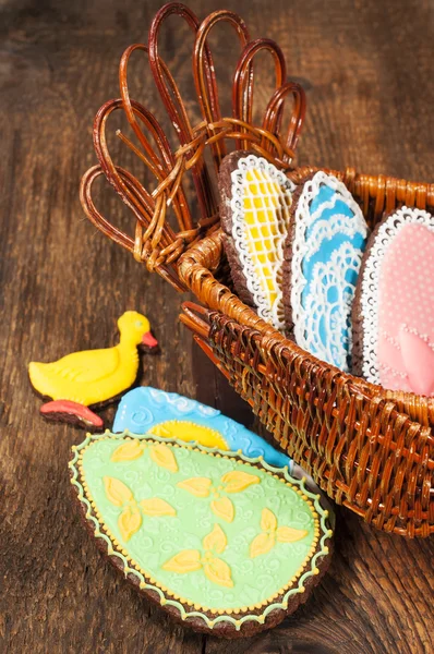 Bodegón de Pascua con galletas caseras Fotos de stock libres de derechos