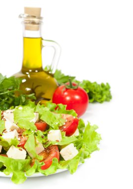 Vejetaryen salata.