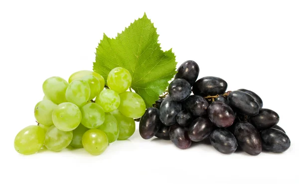 Bunch of ripe green and red grapes — Stock Photo, Image