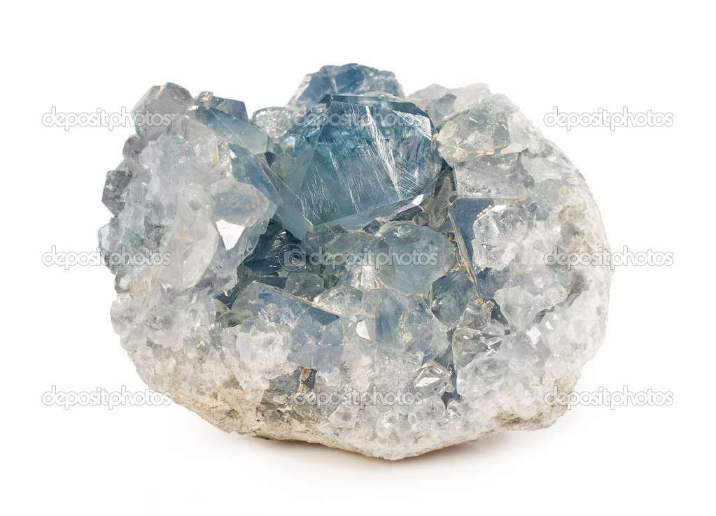 Druze celestite close-up