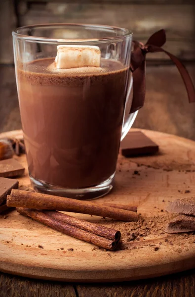 Warme chocolademelk — Stockfoto