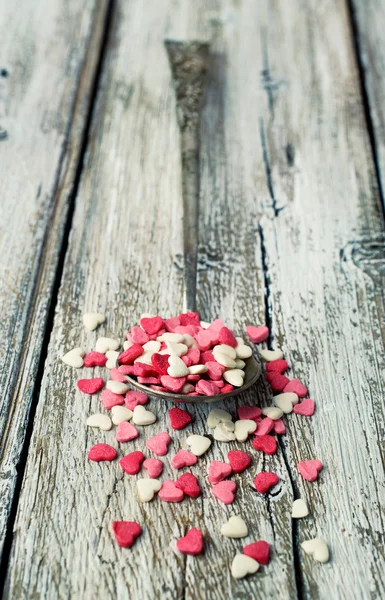 Decorations for baking Valentine's day — Stock Photo, Image