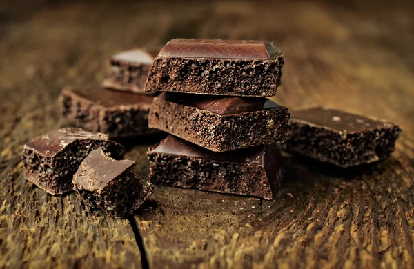 Chocolate poroso — Fotografia de Stock