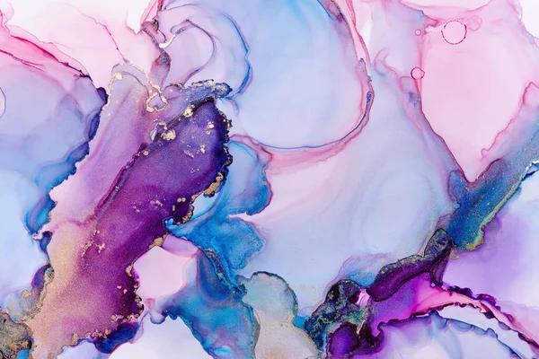 Closeup Πολύχρωμο Μελάνι Αλκοόλ Αφηρημένη Υφή Μοντέρνα Ταπετσαρία Art Design — Φωτογραφία Αρχείου