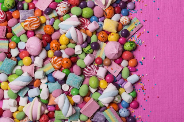 Flerfärgad Söt Och Ljus Drake Godis Klubbor Marshmallows För Roliga — Stockfoto