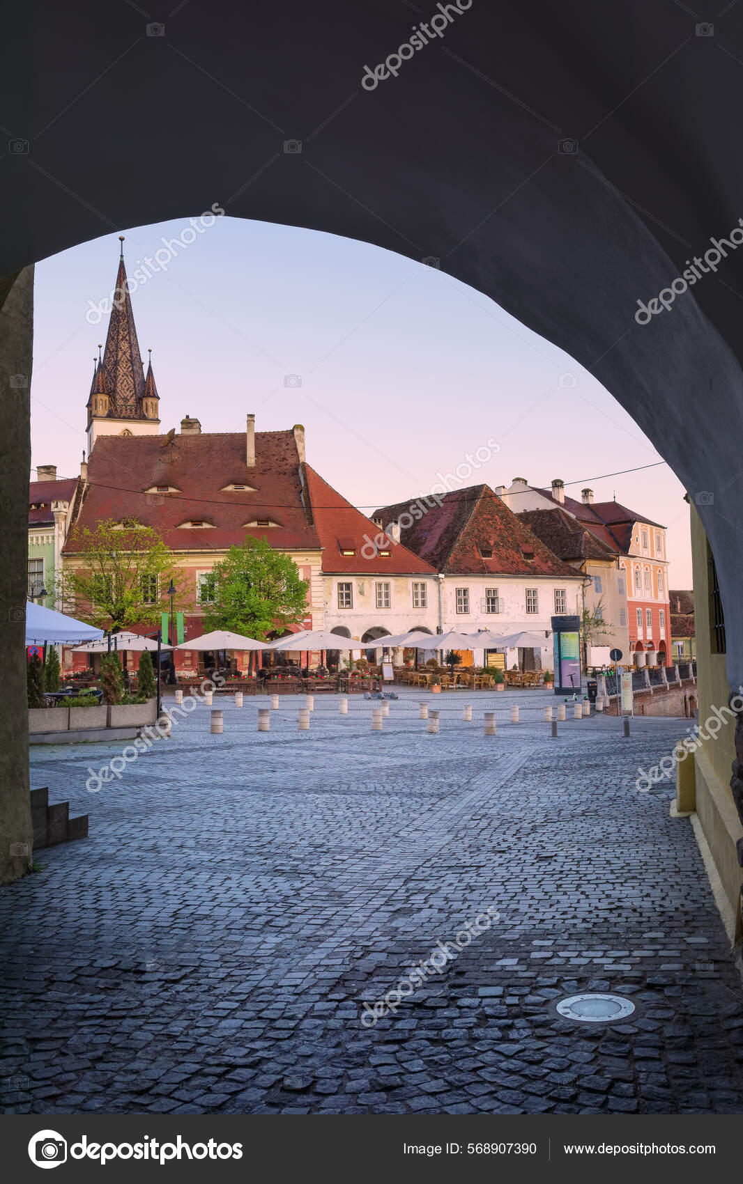 The City's Eyes Sibiu Hermannstadt Romania Art Print