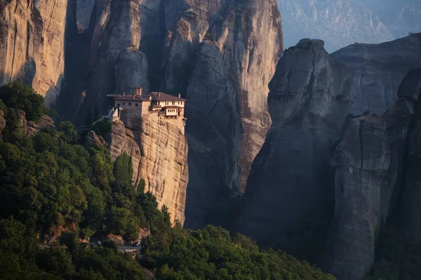 Beautiful Landscape Amazing Old Monasteries Meteora Kalabaka Greece — Foto Stock