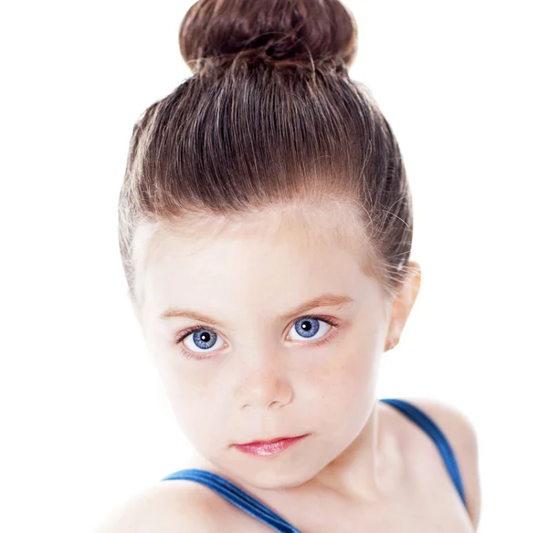 Young beautiful ballerina isolated on white — Stock Photo, Image