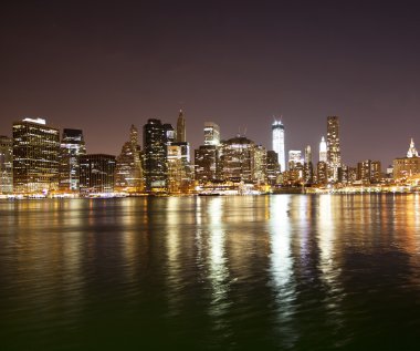 Şehir merkezindeki nyc skyline