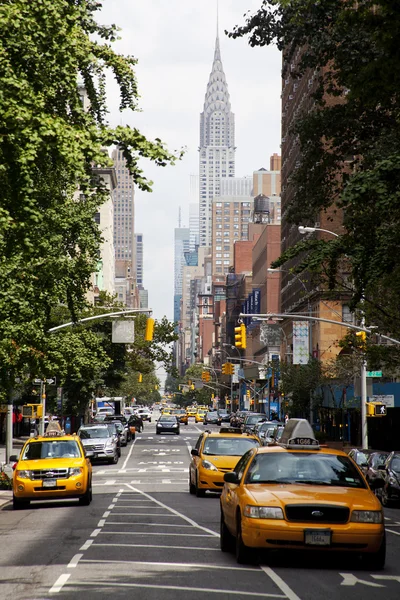Traffic in Gramercy section of New York — Stock Photo, Image