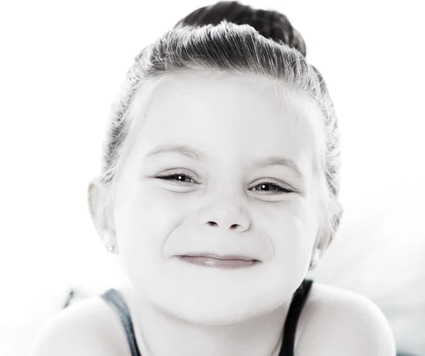 Beautiful child dancer studio portrait — Stock Photo, Image