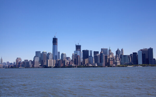 New York City Skyline on a beautiful day