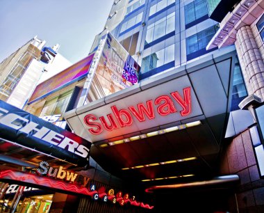 NYC times square metro