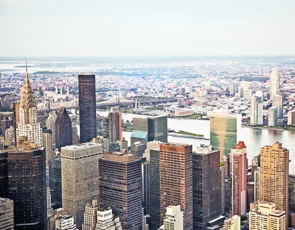 Нью-Йорк місто горизонт — стокове фото