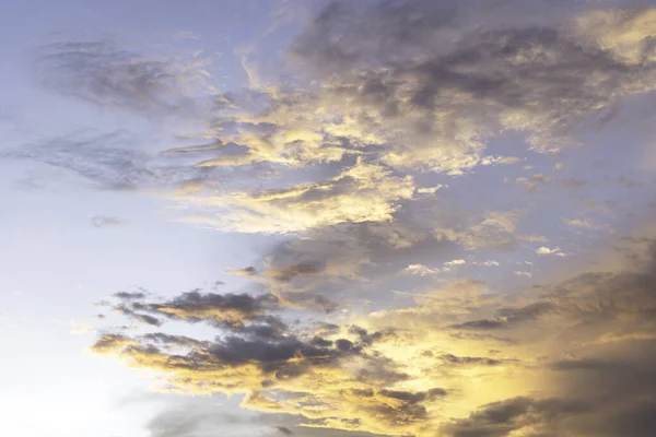 Красивое Небо Облаками Заката Закат Небо Фона Восхода Солнца Небо — стоковое фото