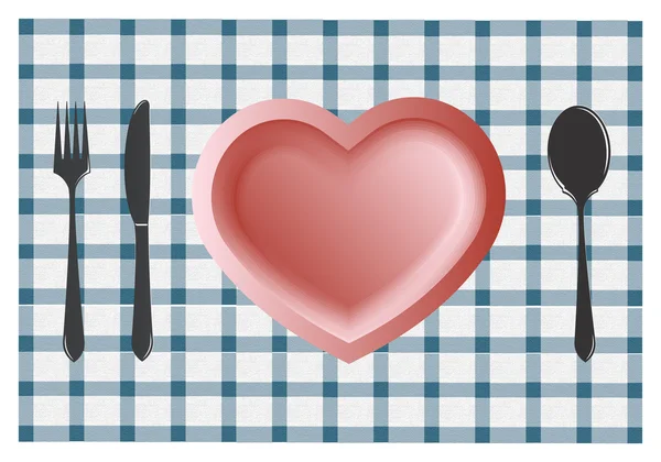 Amor Diner — Vetor de Stock