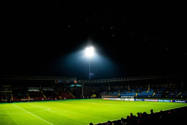 Fußballstadion Der Nacht Fußballplatz — Stockfoto