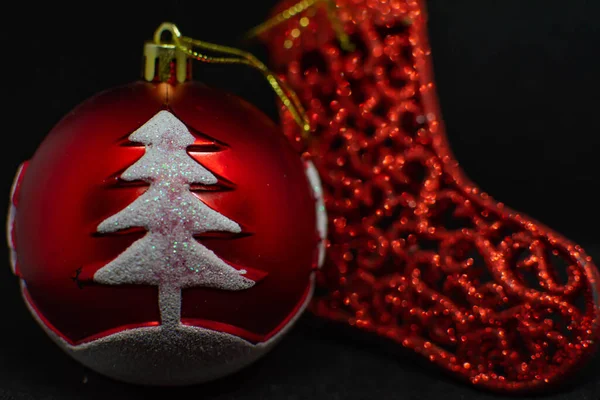 New Year Toys Christmas Tree Tree — Stock Photo, Image
