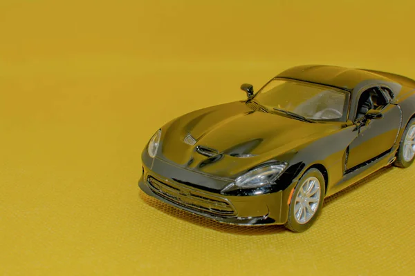 Sports Car Yellow Background Car Mockup Designers — Fotografia de Stock