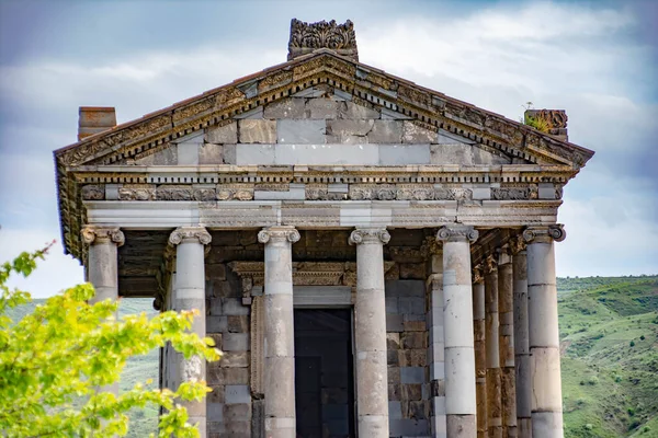 Храм Гарни Армении Построен Греко Римском Стиле Языческий Храм Старая — стоковое фото