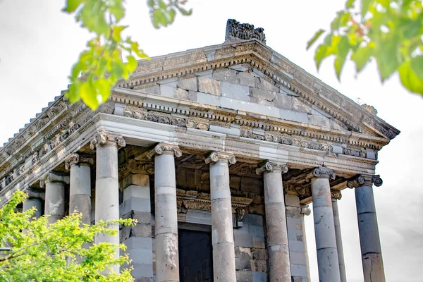 Templo Garni Armênia Construído Estilo Greco Romano Templo Pagão Arquitetura — Fotografia de Stock