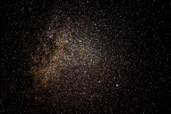 Láctea Galáxia Céu Estrelado Ardente Céu Bonito Com Estrelas Brilhantes — Fotografia de Stock