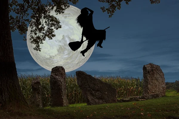 Witch's flight — Stock Photo, Image