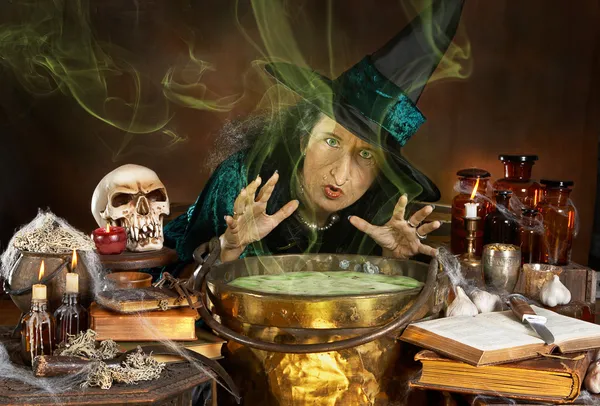 Ugly witch — Stock Photo, Image