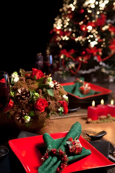Рождественский стол 10 — стоковое фото