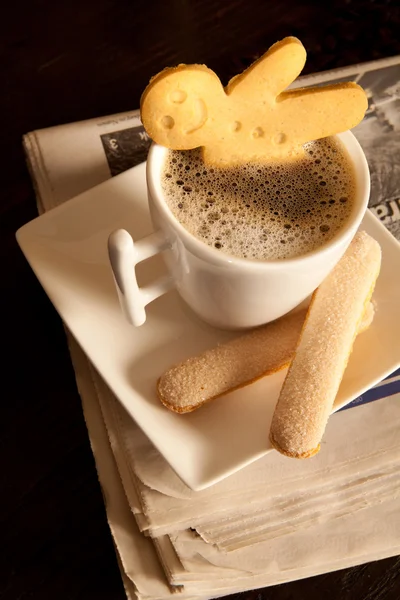 Cookies and coffee — Stock Photo, Image