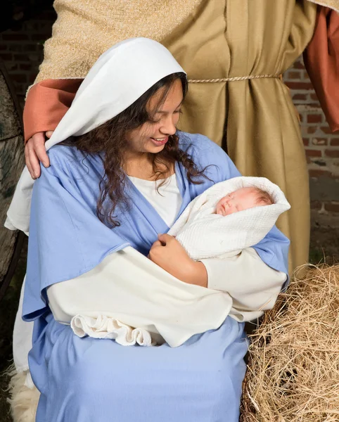 Maryja i Jezus — Zdjęcie stockowe