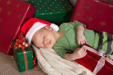 uykulu Noel bebek