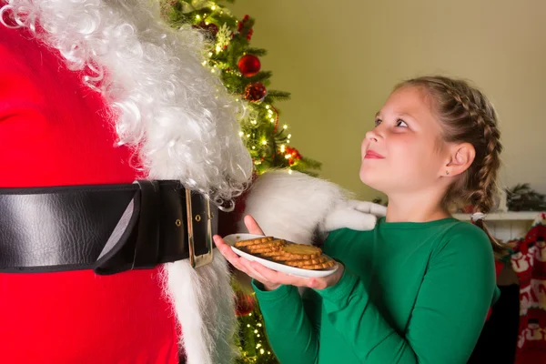 Pliki cookie dla Świętego Mikołaja — Zdjęcie stockowe