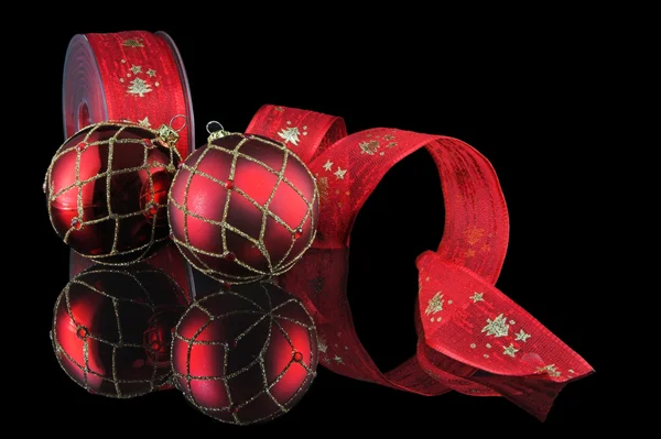 Ribbon and balls — Stock Photo, Image
