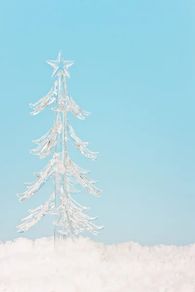 Kerstboom in glas — Stockfoto