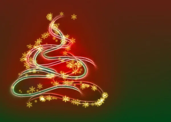 Albero di Natale grafico — Foto Stock