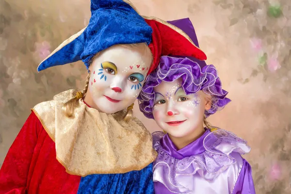 Clown porträtt — Stockfoto