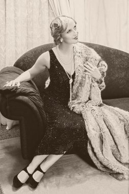 şezlong Vintage kadın
